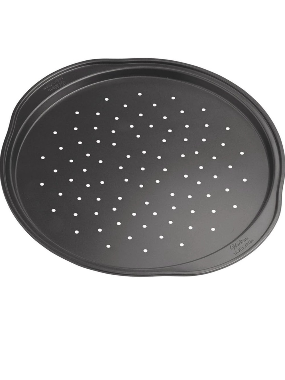 Wilton Gold Non-Stick 14 in Pizza Crisper, Warp-Resistant Bakeware